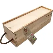 OEM Holzbox mit Deckel, Geschenkkiste, 35x10x11cm, rustikal