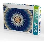 CALVENDO Mandala blau 1000 Teile Puzzle quer 640x480mm, Bässler Christine; 7425413