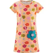Happy girls Sommerkleid "Mädchenkleid", Mädchen, Gr. 92, EURO-Größen, bunt (apricot), Stoff, 100% Baumwolle, normal, Kleider Sommerkleid