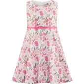 Happy girls by Eisend Kleid in Creme/ Pink - 164