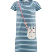 Happy girls by Eisend Kleid in Blau/ Weiß - 86