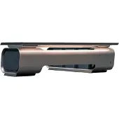 AEA Elegantes Silber-Roségold-Design Eckschreibtisch