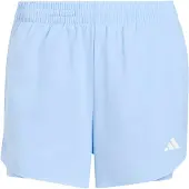 Adidas Shorts PERFORMANCE "WORKOUT ESSENTIALS-2-IN-1", Damen, Gr. M, N-Gr, glow blau, normal, gr., Obermaterial: 100% Polyester, Hosen Shorts, für Fitness und sportliche Aktivitäten, mit climacool