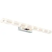 Paulmann Galeria LED Bilderleuchte Block 9,5W Chrom/transparent 230V Metall/Acryl