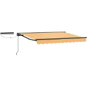 Syfax Elektrische Solarmarkise 3 x 2,5 m Sand 100% Polyester