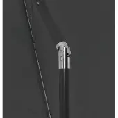 OEM Sonnenschirm 180x120 cm Anthrazit
