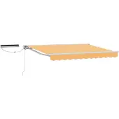 Syfax Elektrische Solarmarkise 3 x 2,5 m Sand 100% Polyester