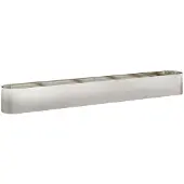 Syfax Hochbeet im Garten Edelstahl 360 x 40 x 40 cm