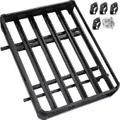 OEM Universelles Autodachträger, 100kg, 127x90x14cm, Alu, Schwarz