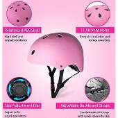 Markenlos Fahrradhelm Kinderhelm MTB Scooterhelm - für Jungen und Mädchen