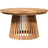 Syfax Beistelltisch Braun 70 x 70 x 40 cm Massivholz Teak