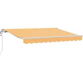 Syfax Elektrische Markise 4 x 3,5 m Sand 100% Polyester