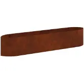 Syfax Hochbeet im Garten Wetterfeststahl 220 x 40 x 40 cm Stahl
