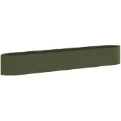Syfax Hochbeet im Garten Olive Grün 300 x 40 x 40 cm Stahl
