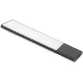 Emuca USB wiederaufladbare LED-Wandleuchte Kaus Black mit Näherungssensor,