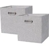 OEM Silbergraue Stoffaufbewahrungsbox 30x30x30cm