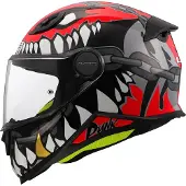 LS2 LS2FF812KidPunkGrauRotKinderIntegralhelm Größe M