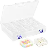 OEM 40 Mini-Aufbewahrungsboxen transparent, 5,5 cm, mit Deckel