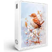 Raxxa Premium-Puzzle "Wren in Woodland Impressionist Painting", 1000 Teile