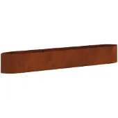 Syfax Hochbeet im Garten Wetterfeststahl 300 x 40 x 40 cm Stahl