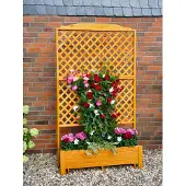 Promadino Spalier "Romantica" mit Pflanzkasten, BxTxH: 120x38x210 cm