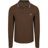 Fred perry Langarm-Poloshirt Braun 49A