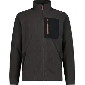 CMP Herren Jacke aus Jacquard Arctic Fleece grau 54