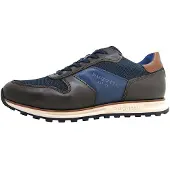 Bugatti Cirino Herrenschuhe Für lose Einlagen sportlicher Schnürer Braun