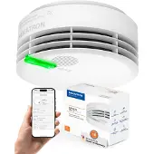 Hekatron Genius Plus X Funk-Rauchmelder, mit App, Germany, vernetzbar mit separat erhältlichem Funkmodul Basis X oder Pro X, Q-Label, 1 Stück