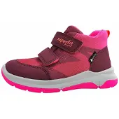 Superfit Cooper Kinderschuhe Jungen Halbschuhe Klett Rot Freizeit