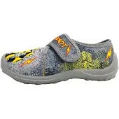 Fischer Markenschuh Fischer Markenschuhe Kinderschuhe Jungen Hausschuhe Grau Freizeit