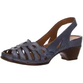 Gemini Sandale , Damen, Gr. 42, blau (royalblau), Glattleder, Schuhe Sandale