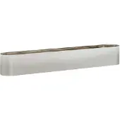 Syfax Hochbeet im Garten Edelstahl 280 x 40 x 40 cm