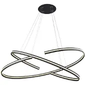 Azzardo Alessia XL LED Leuchte, dimmbar und höhenverstellbar, Schwarz, 120x60x120 cm