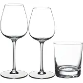 Villeroy & Boch Gläser-Set "Gläser-Set Purismo Wine 12er Set transparent", bunt (transparent), B:21cm H:35,5cm, Glas, Trinkgefäße, Gläser-Set, Spülmaschinenfest