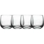 Villeroy & Boch Schnapsglas "Schnapsgläser Afina 40 ml 4er Set transparent", bunt (transparent), B:4,8cm H:4,8cm Ø:4,8cm, Kristallglas, Trinkgefäße, Schnapsglas, Spülmaschinenfest