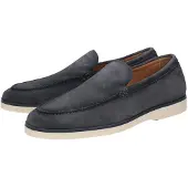Sioux Slipper "Mikladon-700", Herren, Gr. 40 (UK 6 1/2), blau (dunkelblau), Obermaterial: 100% Kalbsveloursleder CAVL. 100% Gummi rubber., Schuhe Slipper