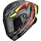 Scorpion EXO-Race Air Move On FIM 2 Helm, schwarz/gelb/rot, XL (61/62)
