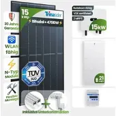 TEPTO 16 kWp Huawei PV-Anlage 35x 460Wp Fullblack 21kW Speicher