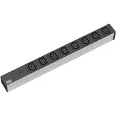 Bachmann 19" Steckdosenleiste 8x C13 Buchsen, mit Schutzkontakt-Stecker, 10A Sicherung