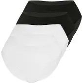 Sassa Minislip "4er Sparpack Slip Mini LOVELY SKIN", Damen, Gr. 38, bunt (schwarz, weiß), Obermaterial: 95% Modal CMD. 5% Elasthan EL., Unterhosen Minislip