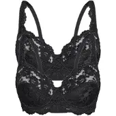 Sassa Bügel-BH "2er Pack Bügel BH CLASSIC LACE", Damen, Gr. 95, Cup D, schwarz (schwarz schwarz), Obermaterial: 90% Polyamid PA. 10% Elasthan EL., BHs Bügel-BH