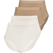 Sassa 4er Sparpack Slip Maxi LOVELY SKIN Ivory skin