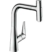 Hansgrohe Spültisch-Einhebelmischer 220 Talis Select M51 mit Ausziehbrause, 2et, chrom