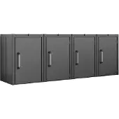 PRIMEYARD 336 x 84 cm Mülltonnenbox, anthrazit - (GFPV01104)