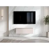 AX Living Barvo 100 cm TV Kommode Lowboard Beige Kaschmir Hängend