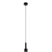 Zambelis LED-Hängeleuchte 22177, schwarz, Ø 7 cm, Metall