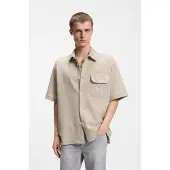 HUGO Ebaffino 10268599 Blue Kurzarm-t-shirt