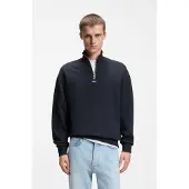 HUGO Sweatshirt "Neeler", mit Troyerkragen