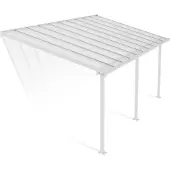 Palram Aluminium Terrassenüberdachung Olympia Weiß 300x619x305 cm